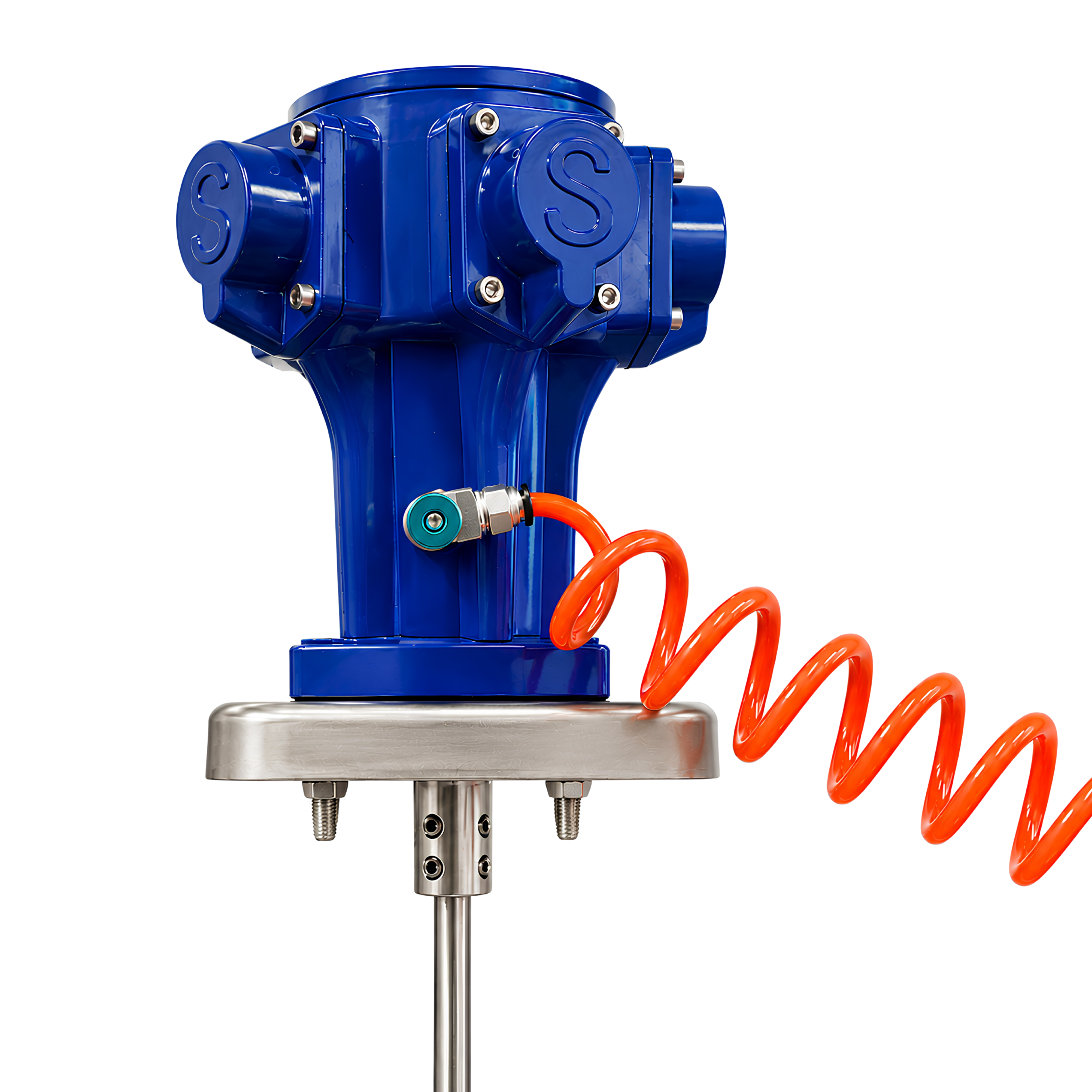 SPRALL Pneumatic Mixer with Pneumatic Lift 200